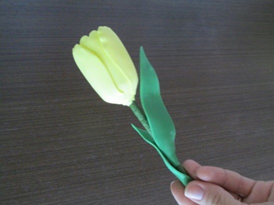 Тюльпан из мастики - 7.jpg