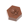 картинка Поликарбонатная форма "Chocolate World" - Пчела на шестиграннике 
