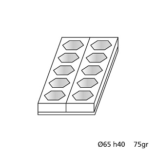 картинка Форма для пирожных - "Шестиугольник" (Monop A003) 