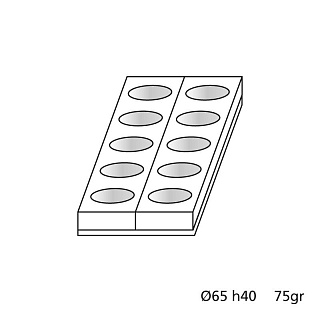 картинка Форма для пирожных - "Овал" (Monop A002) 