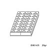 картинка Форма для пирожных - "Треугольник" (Mignon A004) 