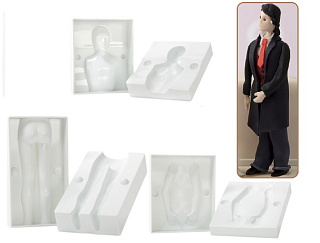 картинка Пластиковая форма 3D - "Мужчина" 