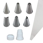 Набор маленьких насадок, 6шт., мешок и переходник.