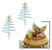 картинка Пластиковая фигурка для торта - "Ель неоновая" (14379/р) 