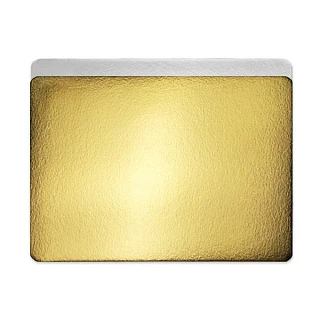 картинка Подложка прямоугольная, картон, зол./жем., 37*28см., 3мм., 10шт. 