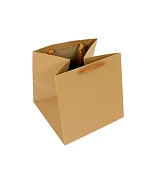 картинка Крафт пакет с коричневыми ручками, 25*25*25см. 