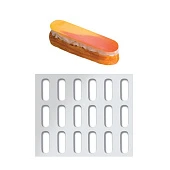 Трафарет для шоколада - "Капсула", 125*25мм, 18 ячеек (CHASIL 27) 