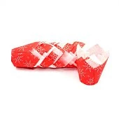 Бумажные формы для выпечки - "Новогодний микс с рисунком", красно-белые, 50*h75мм. 20шт. 