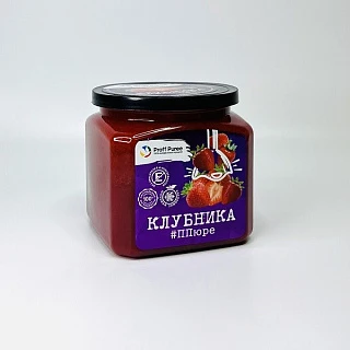 картинка Фруктовое пюре замороженное "Proff Puree"- Клубника, 500гр. 