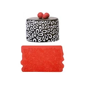 Рельефный силиконовый коврик для мастики - "Фьюжн" 