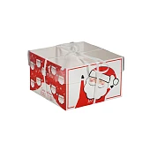 картинка Упаковка на 4 капкейка "Счастливого Нового года!", 16*16*10см. 