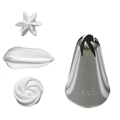 Насадка №885 (BR330) - "Фантазийная роза", d15мм.