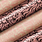 картинка Переводные листы для шоколада - "Коралл", 12шт, оранжевый 