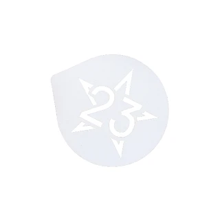 Трафарет "23 февраля", 9,5*8,5см. 