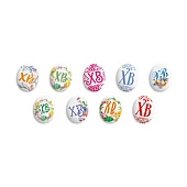 картинка Фигурки сахарные "Пасхальные разноцветные" 3.5*2.5см., 63шт. 