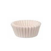 Капсулы бумажные круглые белые (45г/м²), 40*h21мм. 1000шт.