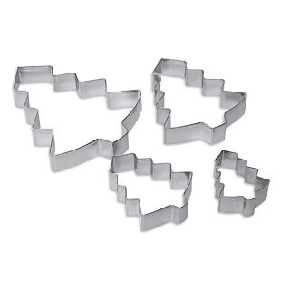 Формочки металлические для печенья VELA, елочка, 4шт. 