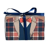 картинка Упаковка на 2 капкейка "Настоящему мужчине!" 16*8*10см. 