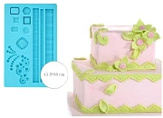 Силиконовая форма Modecor - "Геометрические мотивы" (30375) 