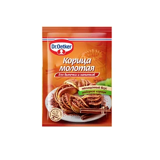 картинка Корица молотая, Dr.Bakers, 8гр. 