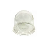 картинка Упаковка для десертов купольная с прозрачным дном 