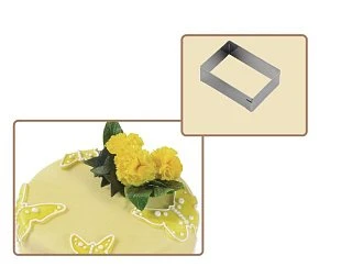 Набор металлических вырубок - "Прямоугольник с ровными краями", 7шт. (CUT22 L7) 