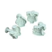 Набор вырубок с выталкивателем "Малышок", 4шт. 