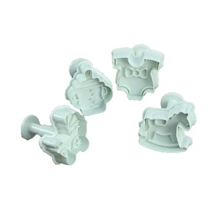 Набор вырубок с выталкивателем "Малышок", 4шт. 