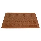 Силиконовый коврик с выделеной разметкой для выпечки макаронс, 415*395мм. 