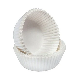 Капсулы бумажные круглые белые (40г/м²), 50*h25мм., 1000шт.