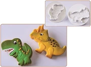 Набор вырубок для работы с мастикой - "Динозавры", 2шт. (40-WB102) 