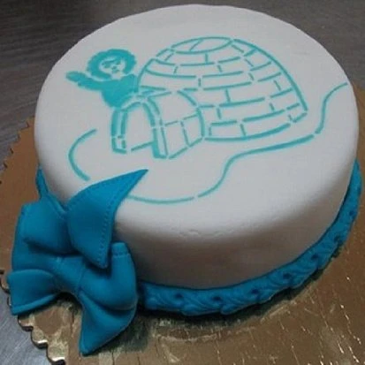 Торт с бантиком