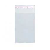 картинка Пакет прозрачный с клейкой лентой 10*18см., 25мкм., 10шт. 