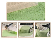 Рельефный силиконовый коврик - "Ромашки", 60*40см. (40-W143) 