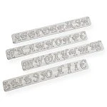 Набор вырубок для марципана и теста «Алфавит», 4шт. 