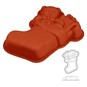 картинка Форма для выпечки HappyFlex - "Носок с подарками" (HF 01312) 