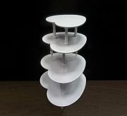 картинка Подставка четырехъярусная - "Пирамида сердец" (COD 132) 