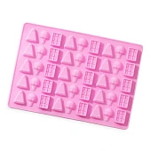 картинка Форма силиконовая "Сладости" 1,5*2см., 45 ячеек 