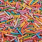 картинка Посыпки "Вермишель разноцветная МИКС №1", яркий, 75г. 