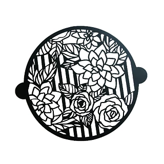 Трафарет "Цветы", 30*35см. 