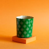 Бумажная куличная форма - "Микс красный, зеленый, синий", 70/85мм., 150гр., 3000шт.