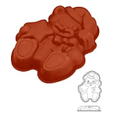 картинка Форма для выпечки HappyFlex - "Новогодний мишка" (HF 01314) 