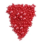 картинка Драже "Жемчуг красный", микс, 75гр. 