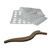 Трафарет для шоколада "Кривая линия" (CHABLON 11) 