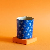 Бумажная куличная форма - "Микс красный, зеленый, синий", 70/60мм., 100гр., 2000шт.