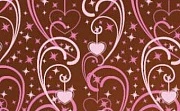 картинка Переводные листы для шоколада, 30*40см. - "Сердца с завитками", 12шт. (81792*R) 