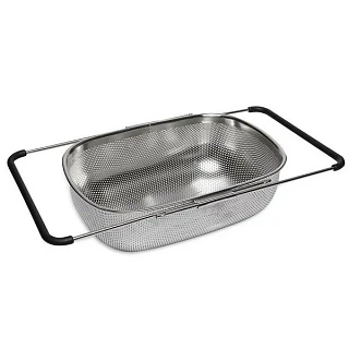 Дуршлаг с выдвижными ручками, корзина 34*24*11cм. 