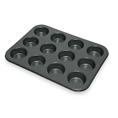 картинка Металлическая форма для выпечки на 12 кексов, 35*26см 