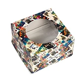 картинка Упаковка для торта с окном "Советская", 30*30*19см. 