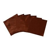 картинка Фольга для конфет бронзовая, 10*10см., 100шт. 